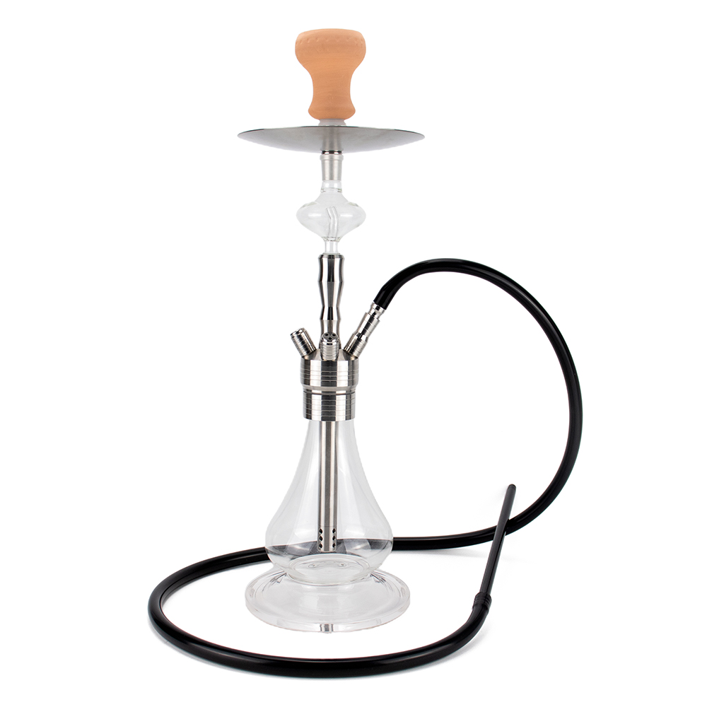 Stainless Steel Smoking Shisha Hookah Set with 4 Valves